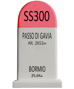 Cyclosouvenir Road Marker - Passo di Gavia – Bormio