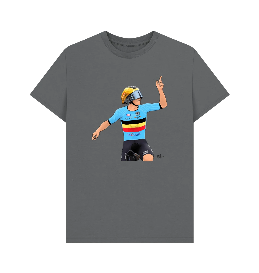 19TEN Remco Evenepoel World TT T-Shirt - Grå