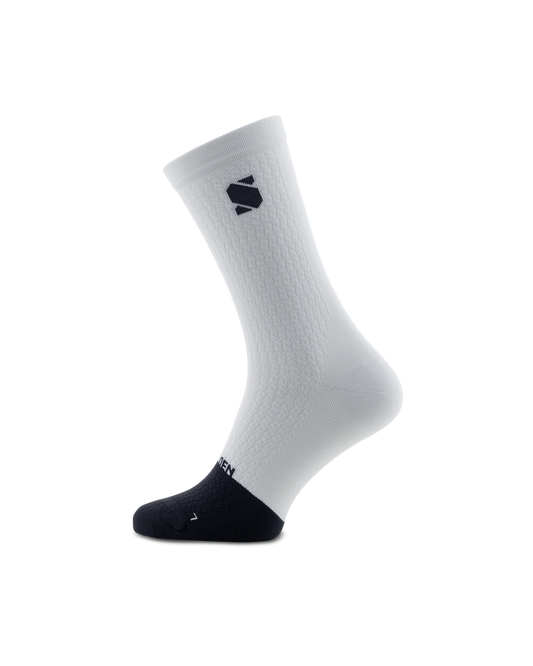 Sockeloen Classic Cykelsokker - Hvid m. Logo