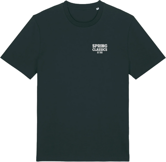 Çois Cycling Legacy Spring Classics Sufferfest Unisex Cycling T-shirt (Black)