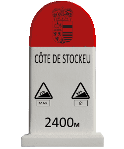 Cyclosouvenir Road Marker - Côte de Stockeu -LBL