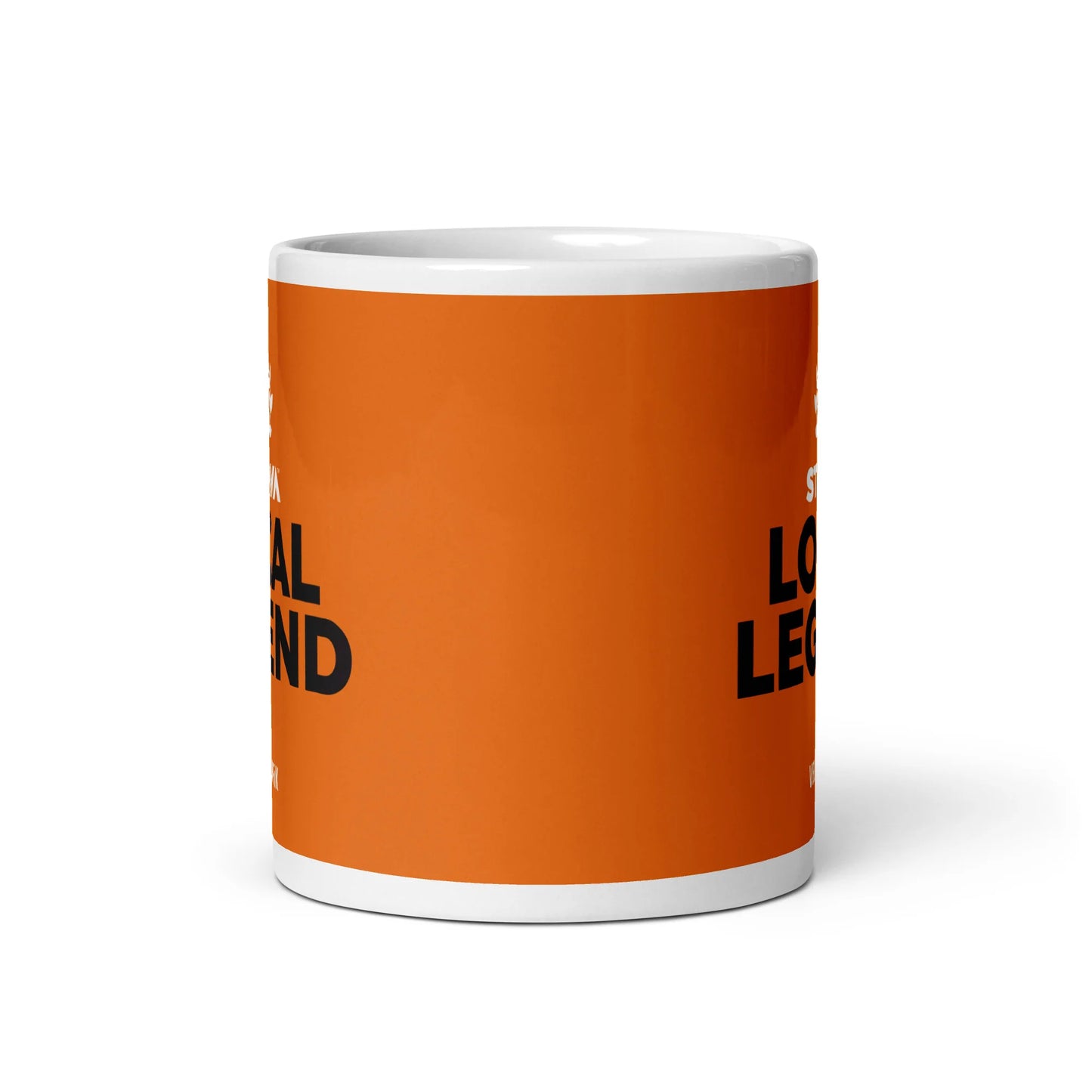 Velografik Strava Local Legend Cycling Krus - Orange
