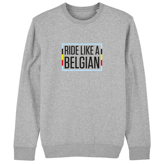 The Vandal Sweatshirts Ride Like A Belgian - Grå