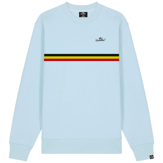 The Vandal Sweatshirts Tricolore - Lyseblå