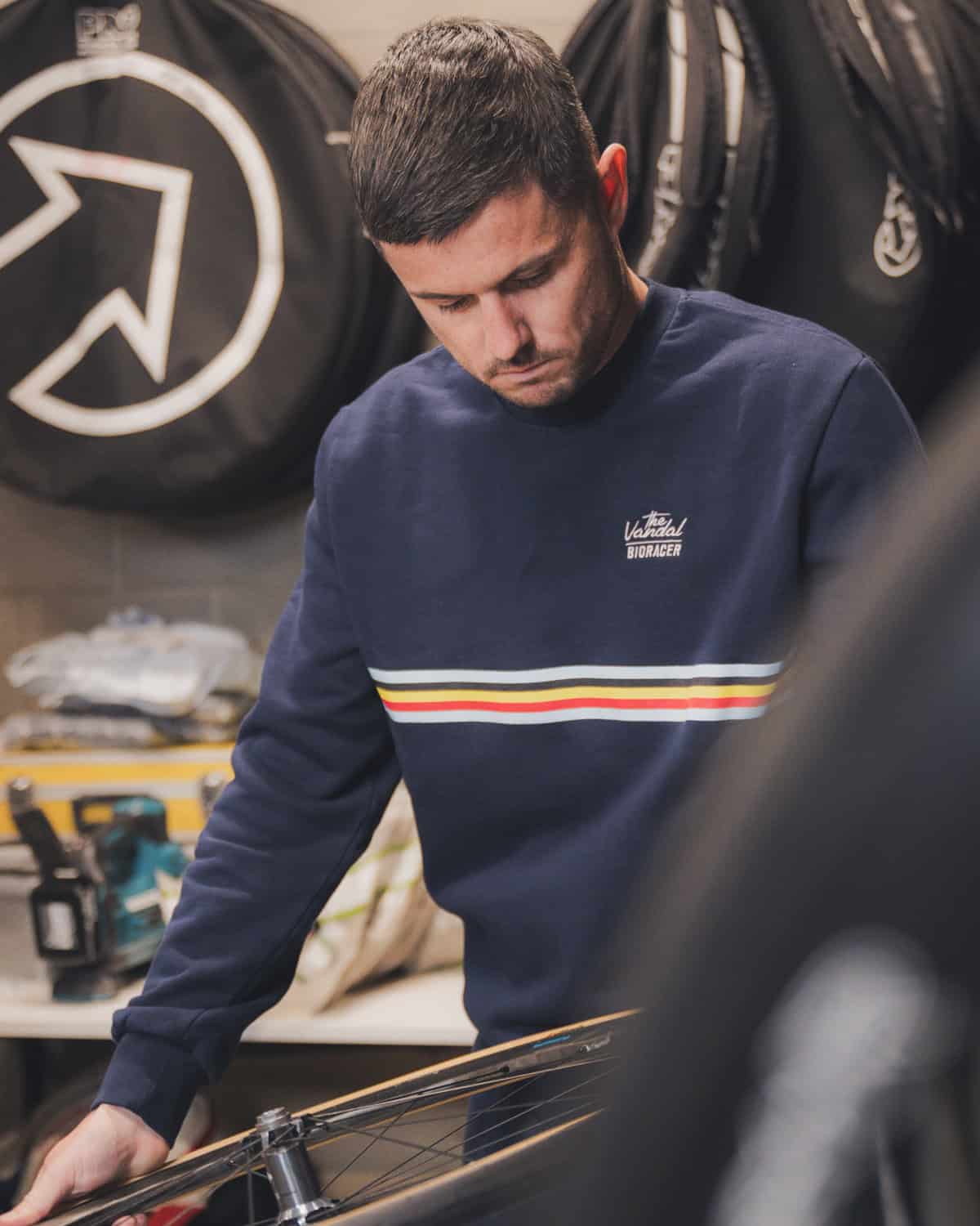 The Vandal Sweatshirts Belgian Cycling S25 - Grå
