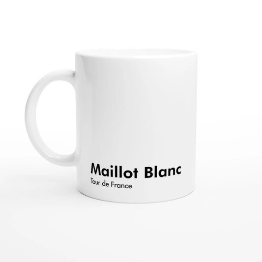 Velografik Maillot Blanc Tour de France Krus - Hvide Ungdomstrøje
