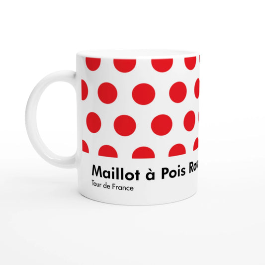 Velografik Maillot à Pois Rouges Tour de France Krus - Prikkede Bjergtrøje