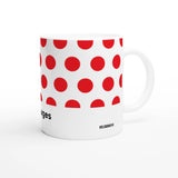 Velografik Maillot à Pois Rouges Tour de France Krus - Prikkede Bjergtrøje