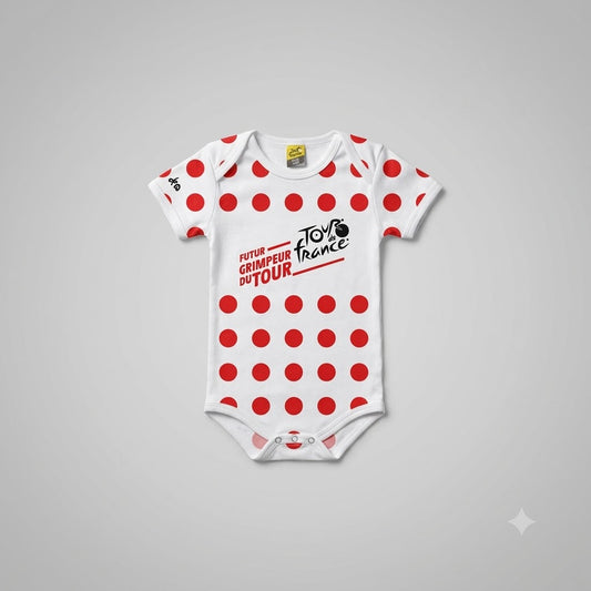 Tour de France Baby Body Futur Grimpeur Pois - Prikker