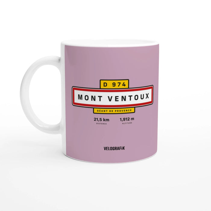 Velografik Mont Ventoux Classic Col Cycling Road Sign Krus