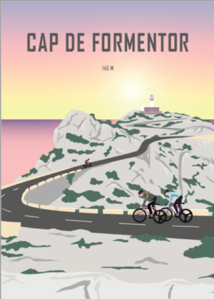 Cykelplakater.dk - Cap de Formentor 50x70cm