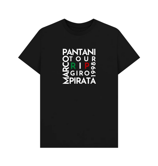 19TEN Marco Pantani Giro / Tour Double 1998 T-Shirt - Sort