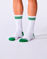The Vandal Casual Sokker - Green stripe